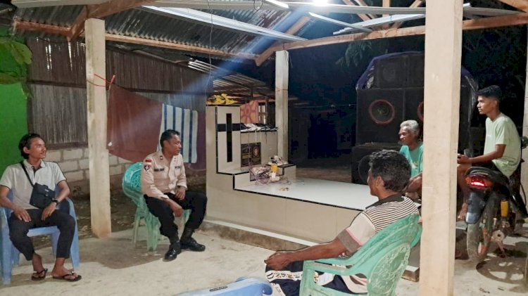 Personel Polsek RBD Lakukan Patroli Malam, Wujud Proaktif Polri Jamin Kenyamanan Warga