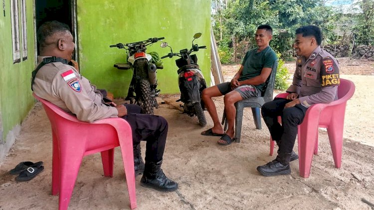 Kegiatan Patroli Dialogis Polsek Rote Selatan, Sarana Edukasi Pembinaan Kamtibmas Bagi Warga