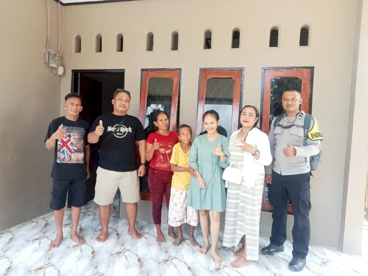 Hilang Kontak 17 Tahun, Seorang Anak Dipertemukan Dengan Ayah Kandung Melalui Bhabinkamtibmas Polsek Rote Barat