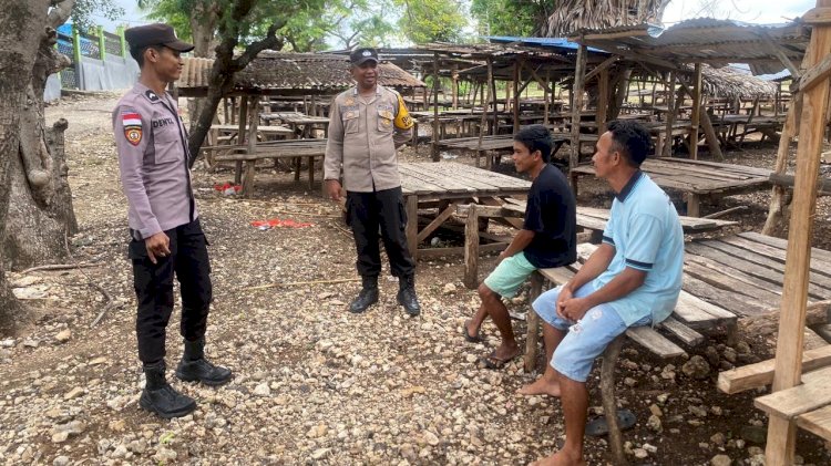 Melalui KRYD, Polsek Rote Barat Daya Wujudkan  Kemitraan Dengan Warga Jaga Kamtibmas