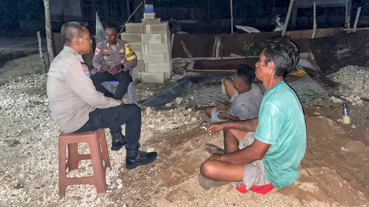 Patroli Malam Polsek Rote Tengah, Upaya Untuk Cegah Tindak Pidana