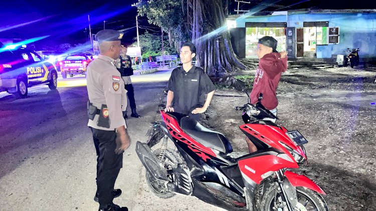 Patroli Perintis Presisi Samapta Polres Rote Ndao, Upaya Jaga Kamtibmas Tetap Komdusif
