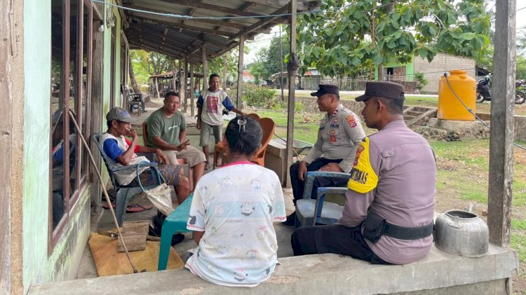 Polsek Rote Tengah Tingkatkan Patroli Dialogis Jaga Kemitraan Ciptakan Kamtibmas Kondusif