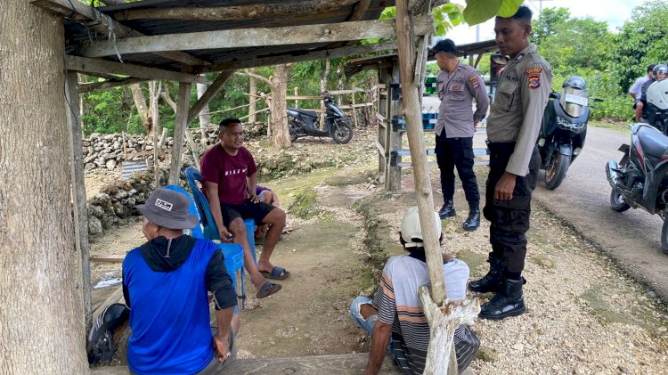 KRYD Polsek Rote Selatan Upaya Ciptakan Kamtibmas Tetap Kondusif