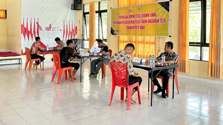 Kapolres Rote Ndao :Sebanyak 113 Casis Binrara Brimob Lolos Rikmin Awal,  BETAH Jadi Prinsip