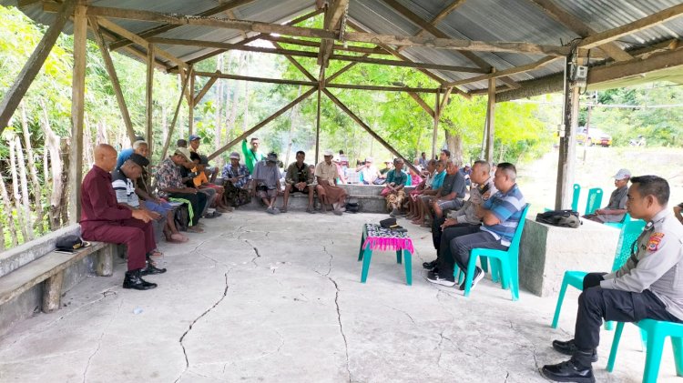 Hadiri Tradisi Petani, Kabag SDM Polres Rote Ndao Ajak Warga Untuk Dukung Swasembada Pangan