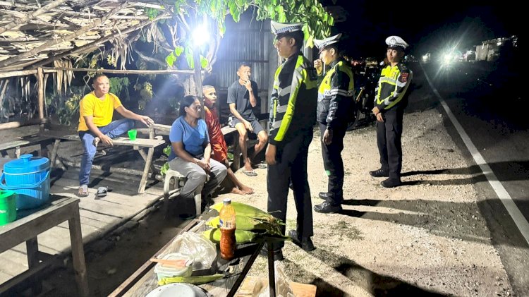 Patroli Lampu Biru Sat Lantas Polres Rote Ndao