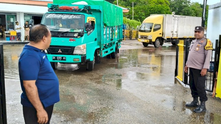 Kapolsek Pantaibaru : Kami Ingin Pastikan Pelayanan Pada Pelabuhan Pantaibaru Berjalan Lancar