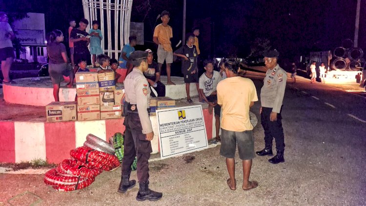 Polsek Pantaibaru Gelar Patroli KRYD, Jamin Keamanan Warga di Malam Hari