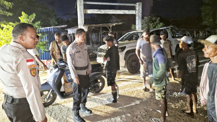 Polsek Rote Barat Laut Gelar Patroli Preventif Untuk Jamin Kenyamanan Masyarakat