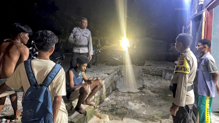 Patroli K2YD  Polsek Rote Tengah Ciptakan Rasa Aman Bagi Masyarakat