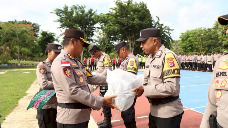 Penyerahan Ranmor Bagi Bhabinkamtibmas Polres Rote Ndao Bantuan Komisi III DPR RI