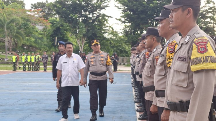 Polres Rote Ndao Gelar Apel Kesiapan Pengamanan Malam Pergantian Tahun