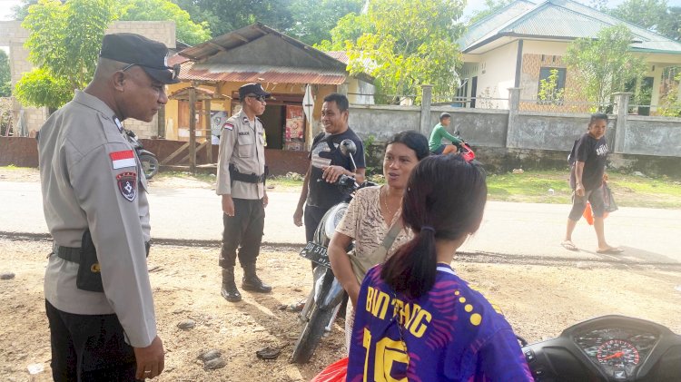 K2YD Polsek Rote Tengah Jamin Keamanan dan Kenyaman Masyarakat