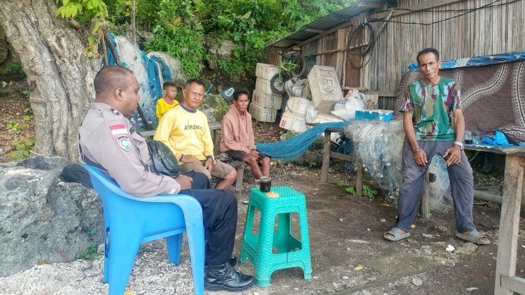 Kegiatan Sambang Bhabinkamtibmas Polsek Pantaibaru