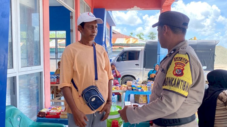 Kegiatan Sambang Bhabinkamtibmas Polsek Rote Timur Jaga Kamtibmas Tetap Kondusif