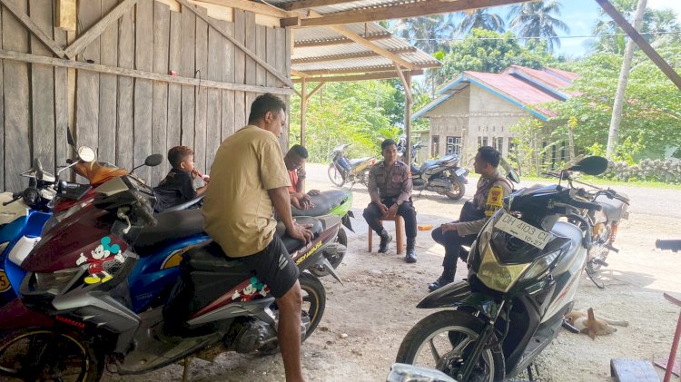 Polsek Rote Selatan Gelar Patroli Dialogis, Jaga Kondisifitas Wilayah Hukum