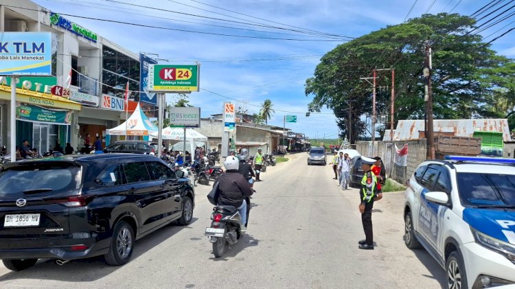 Sat Lantas Polres Rote Ndao Tingkatkan Patroli Wujudkan Kamseltibcarlantas