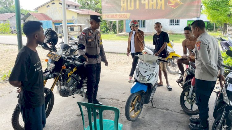 Cegah Premanisme, Polsek Rote Tengah Gencarkan Patroli