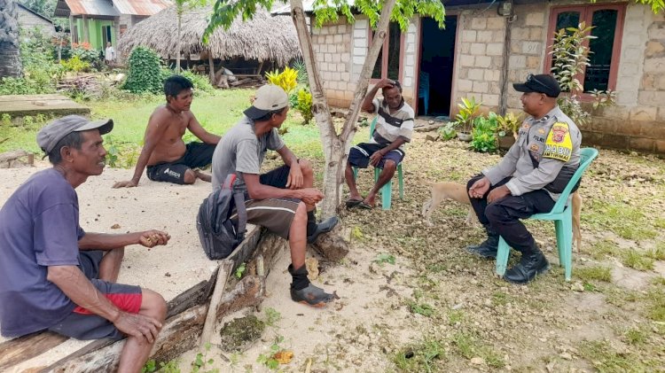 Kegiatan Preemtif Bhabinkamtibmas Polsek Rote Timur Bersama Warga Binaan