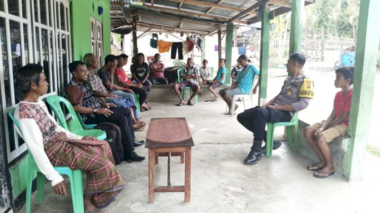 Langkah Preemtif Bhabinkamtibmas Polsek Lobalain Bersama Warga Binaan