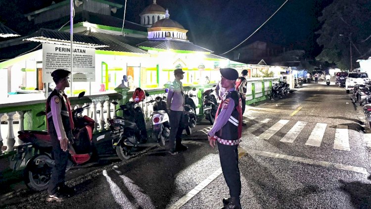 Polsek Lobalain Melakukan Pengamanan Perayaan Isra Mi'raj