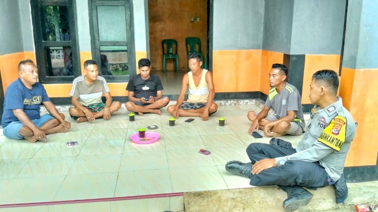 Kegiatan Preemtif Bhabinkamtibmas Polsek Rote Barat Daya, Hadir dan Dengar Informasi Dari Masyarakat