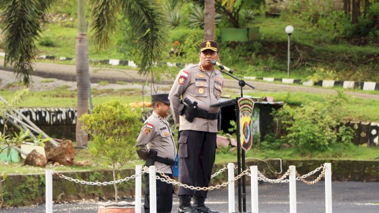 Pimpin Apel Jam Pimpinan, Kapolres Tegaskan Jaga Integritas Sebagai Anggota Polri