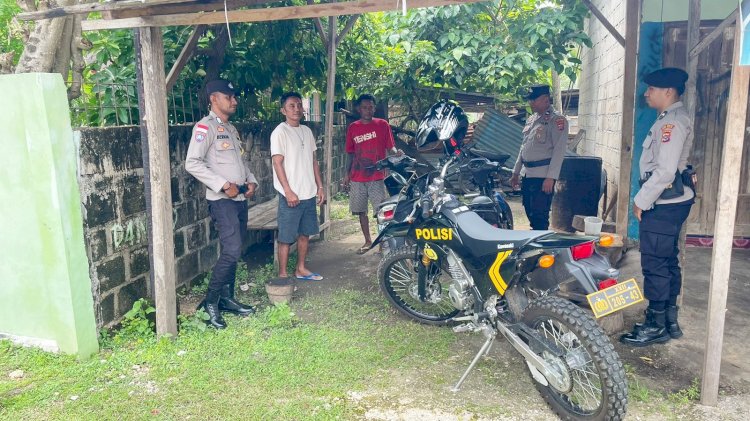 Polsek Rote Tengah Gelar Patroli Dialogis, Upaya Polri Cintakan Kamtibmas Kondusif
