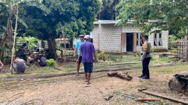 Polsek Rote Barat Laut Gelar Patroli Dialogis Jaga Kenyamanan Masyarakat