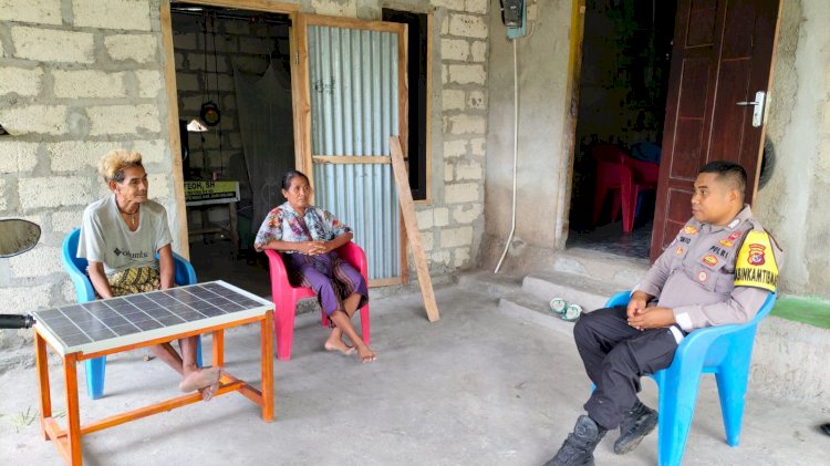 Kapolsek Pantaibaru : Kegiatan Sambang Bhabinkamtibmas Untuk Jaga Kemitraan Dengan Masyarakat