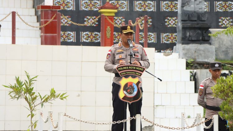 Apel Jam Pimpinan, Kapolres Tekankan Pentingnya Kerjasama Tim Dalam Memberikan Pelayanan Bagi Masyarakat