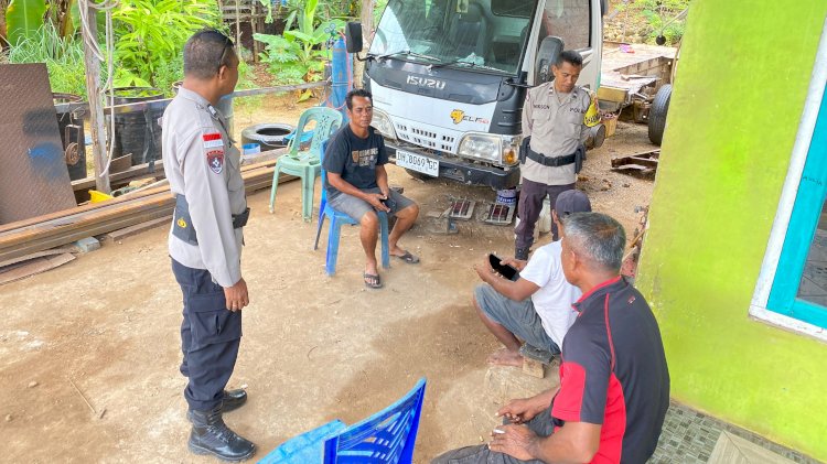 K2YD Polsek Rote Tengah, Jaga Keamanan dan Kemitraan Dengan Warga
