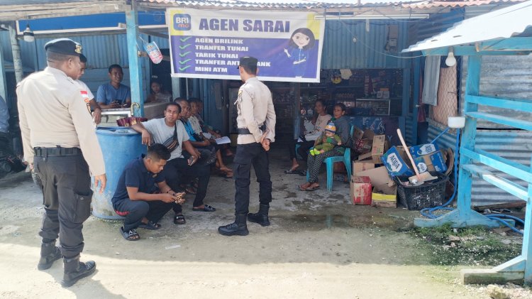 Upaya Preventif Personel Polsek Rote Barat Laut, Jaga Keamanan dan Kenyamanan Masyarakat