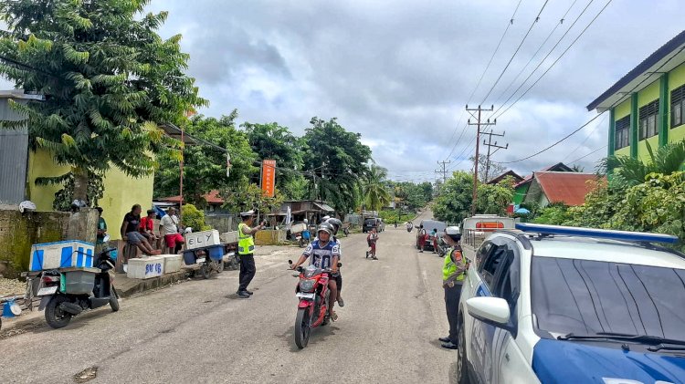 Ciptakan Kamseltibcarlantas,Sat Lantas Polres Rote Ndao Tingkatkan Kegiatan Kepolisian