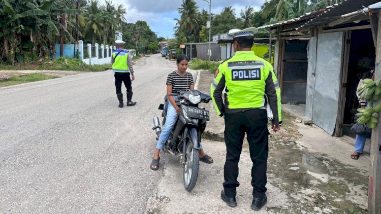 Kasat Lantas Polres Rote Ndao : Tertib Berlalu Lintas  Untuk Keselamatan Diri