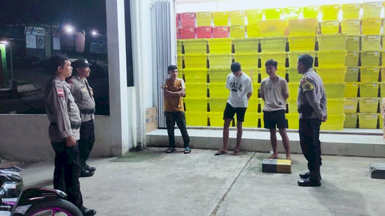 Patroli Preventif Polsek Rote Barat Laut Langkah Proaktif Jaga Kamtibmas Tetap Kondusif