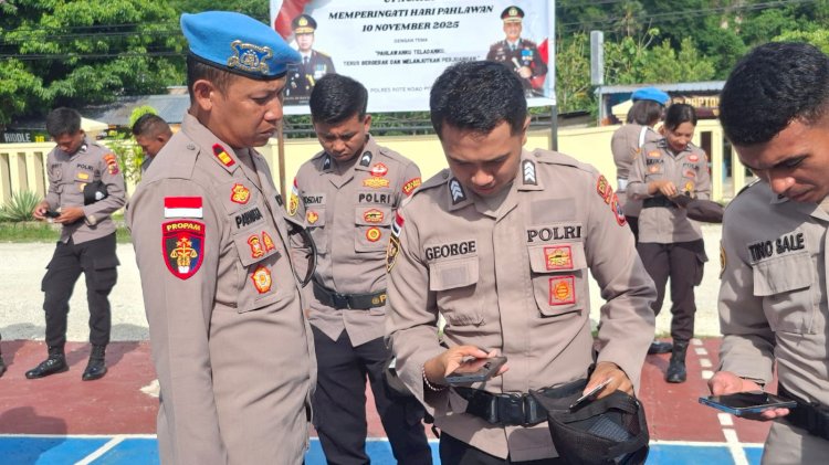 Tindak Lanjut Arahan Kabid Propam, Kasipropam Tegaskan Disiplin Harus Diutamakan