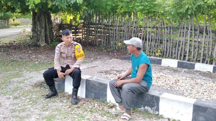 Kegiatan  Preemtif Bhabinkamtibmas Polsek Rote Barat Daya