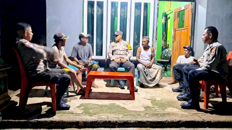 K2YD Polsek Rote Barat Daya, Jaga Kemitraan Dengan Masyarakat dan Cegah Kriminalitas