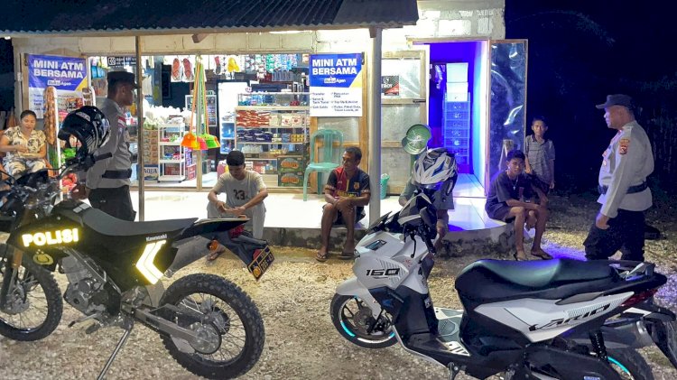 Polsek Rote Tengah Gelar Patroli Ronda Presisi, Antisipasi C3