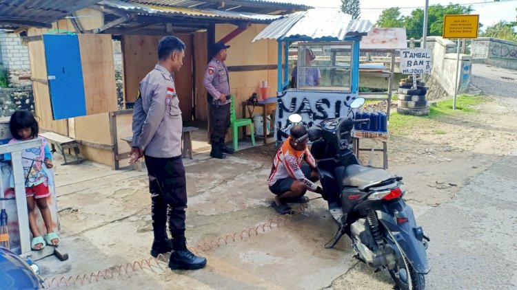 Patroli Dialogis Polsek Lobalain, Jaga Keamanan dan Kenyamanan Masyarakat