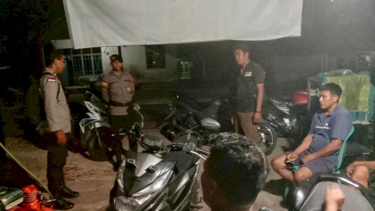 Patroli Ronda Presisi Polsek Rote Tengah, Temui Warga dan Himbau Jaga Kamtibmas