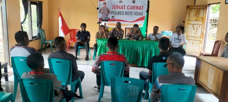 Jumat Curhat di Desa Oenitas, Sejumlah Keluhan Warga Menjadi Prioritas