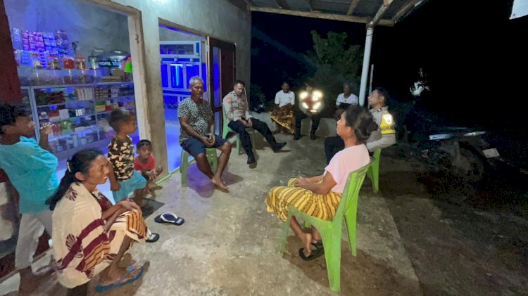 Personel Polsek Rote Barat Laksanakan Patroli Ronda Presisi Antisipasi 3C