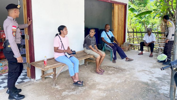 Pastikan Keamanan dan Kenyamanan Masyarakat, Personel Polsek Rote Tengah Gelar Patroli Preventif