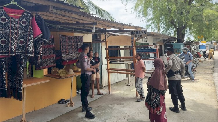 Polsek Lobalain Lakukan Patroli Dialogis Jamin Kenyamanan Masyarakat