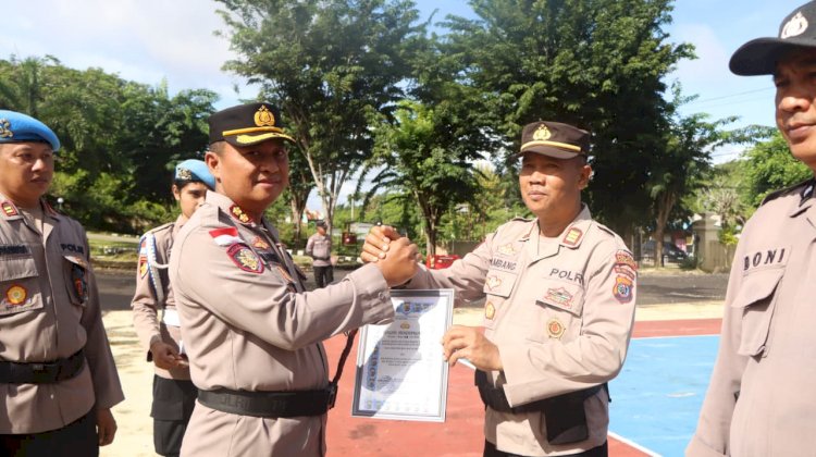 Kasi Propam Polres Rote Ndao : Reward dan Punishment Merupakan Cara  Kapolres Untuk Motivasi Pelaksanaan Tugas