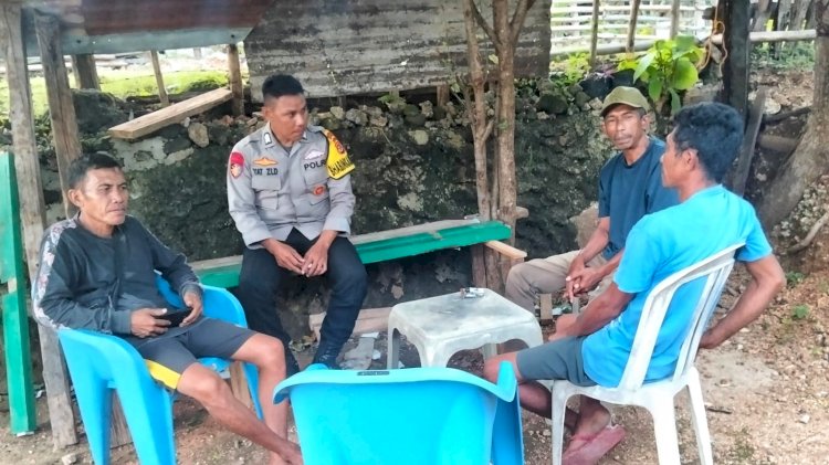 Kegiatan Preemtif Bhabinkamtibmas Polsek Rote Barat Daya Bersama Warga Binaan