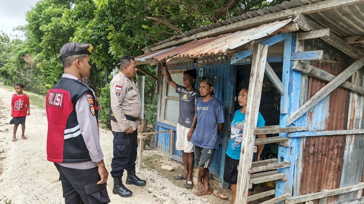 Melalui Patroli Dialogis, Polsek Rote Tengah Tingkatkan Kepercayaan Masyarakat